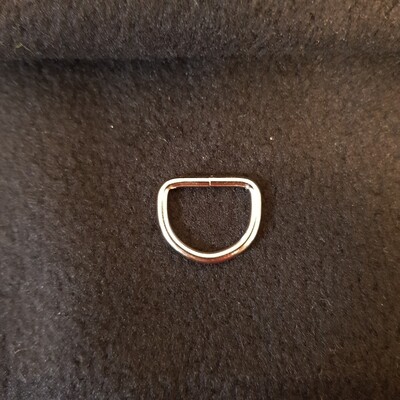 D-Ring 15 mm nikel