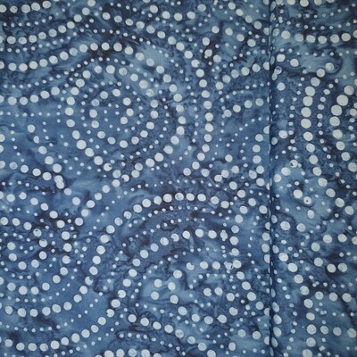 Baumwolle marineblau kreisoptik Timeless Treasure