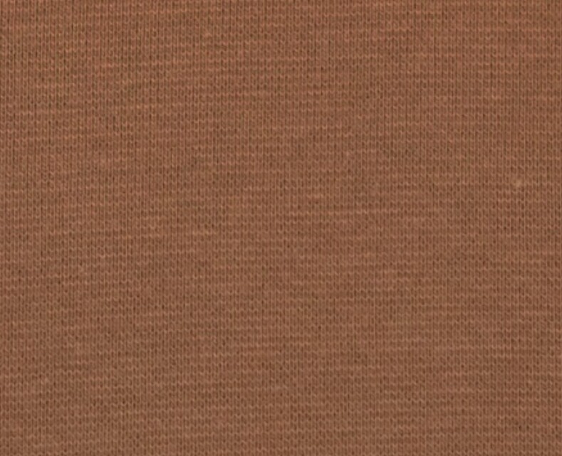 Bündchenstoff braun