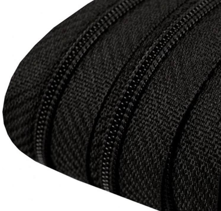 Endlosreissverschluss Spirale 3 mm schwarz