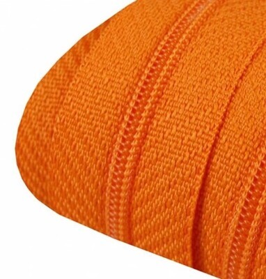 Endlosreissverschluss Spirale 3 mm orange