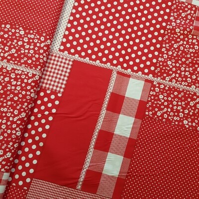 Baumwolle rot Muster Baumwolle rot Muster