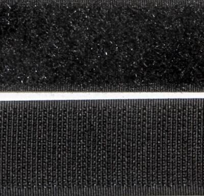 Klettband schwarz 20 mm