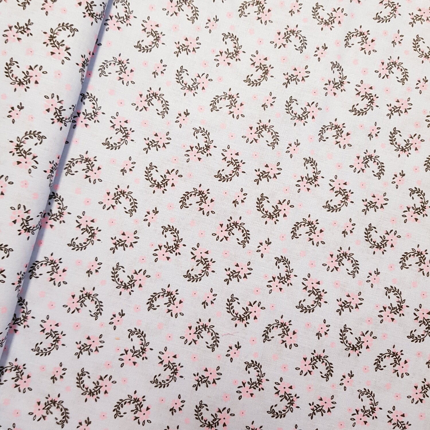 Baumwolle  hellblau Blümchen