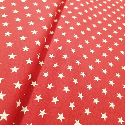 Baumwolle pink Sterne