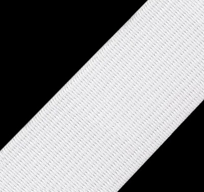 Gummiband 40 mm weiss