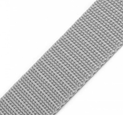 Gurtband hellgrau Breite 20 mm