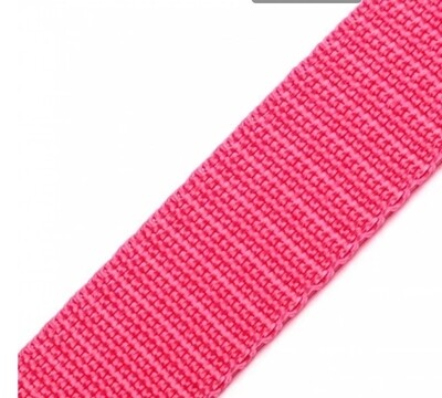 Gurtband rosa/pink Breite 20 mm