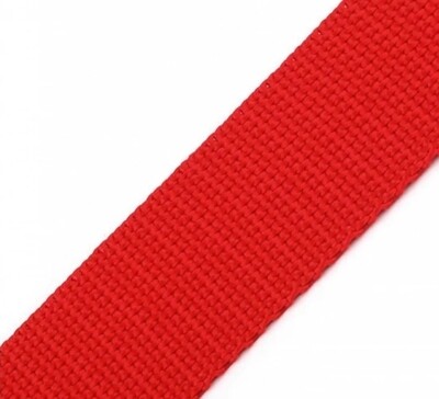 Gurtband rot Breite 20 mm