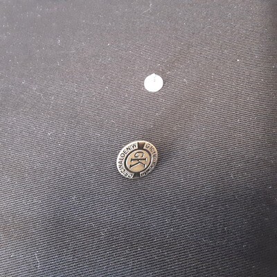 Jeansknopf GK zum Einschlagen, messing, 22 mm