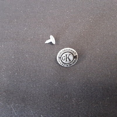 Jeansknopf zum Einschlagen GK silber, 22 mm