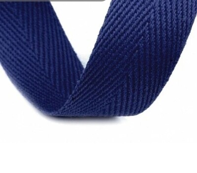 Köperband 20 mm royalblau