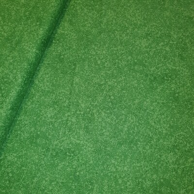 Baumwolle Stoff grün meliert
