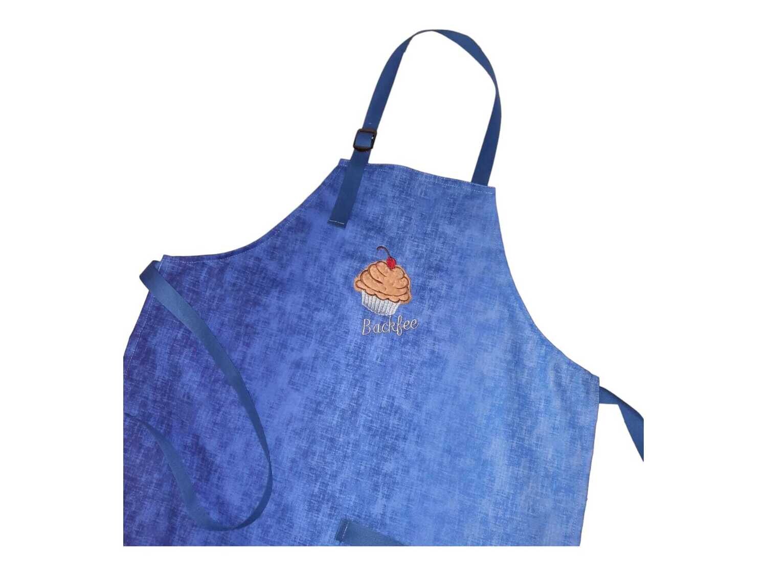 Kinderschürze blau Backfee