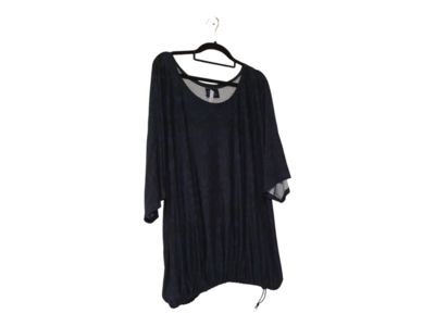 Ballonshirt dunkelblau/ schwarz 2 XL