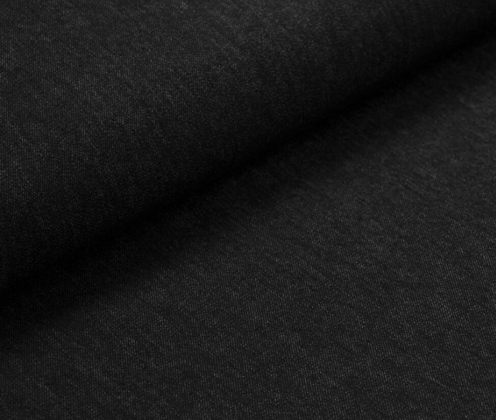 Jeansstoff schwarz