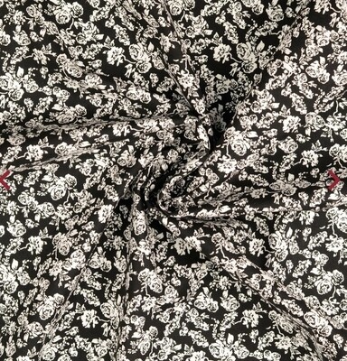 Baumwolle Stoff feines Blumenmuster