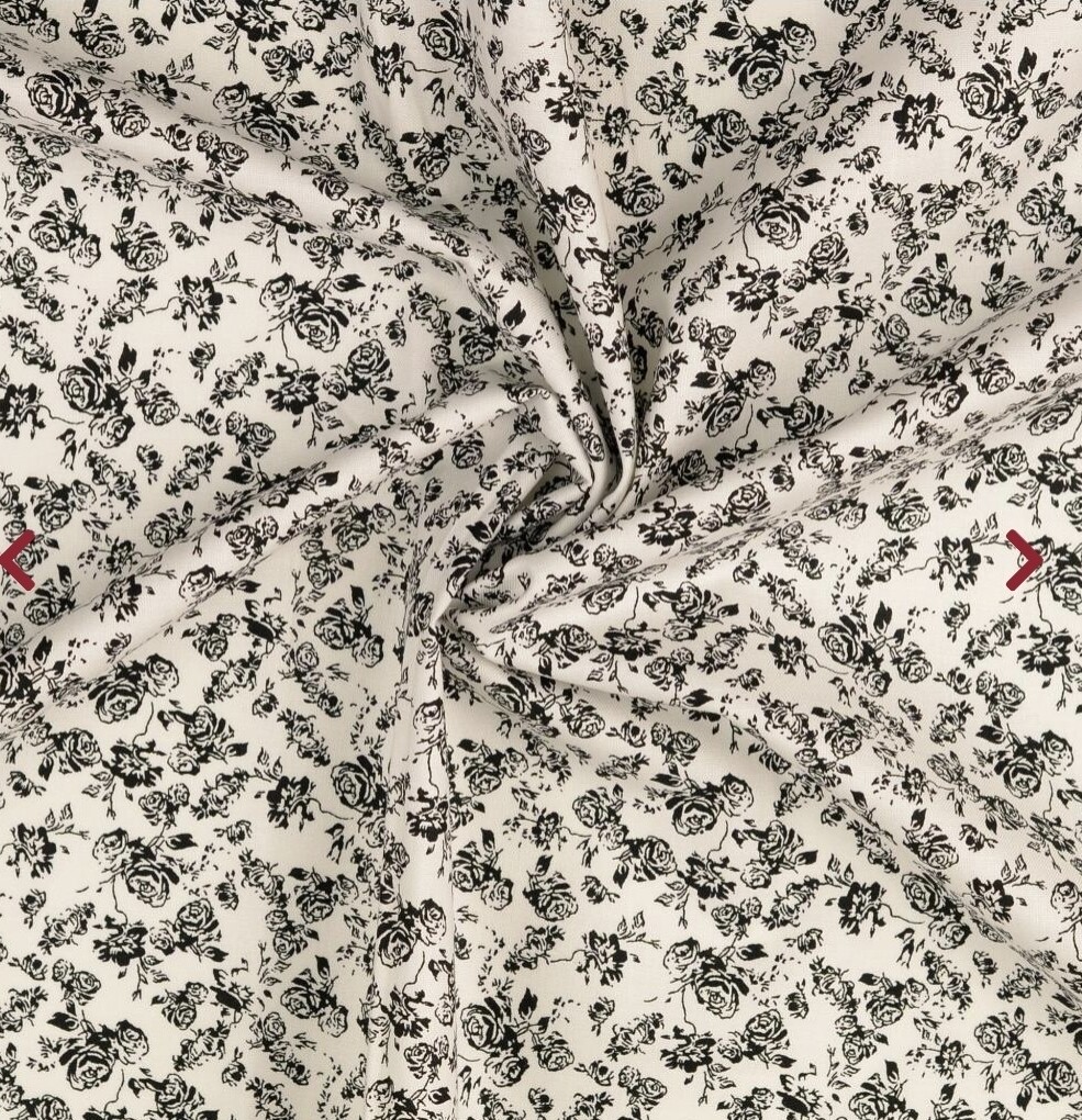 Baumwolle Stoff Blumenmuster