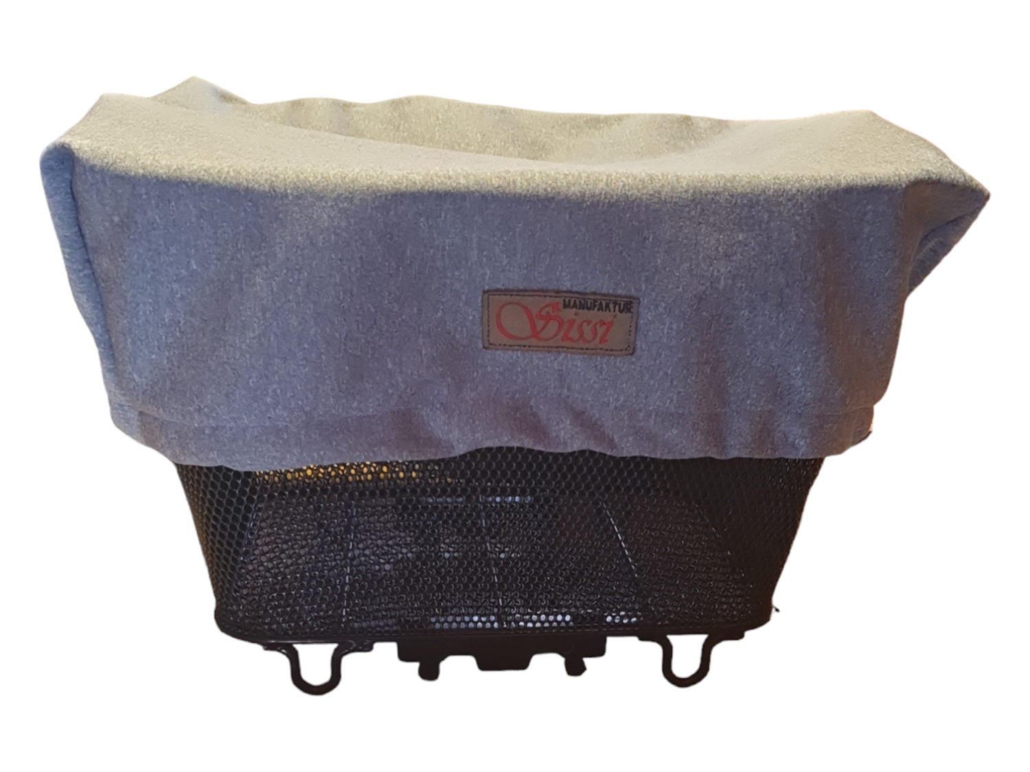 Velokorb-Abdeckung grau