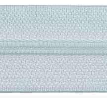 Endlosreissverschluss Spirale 4 mm weiss