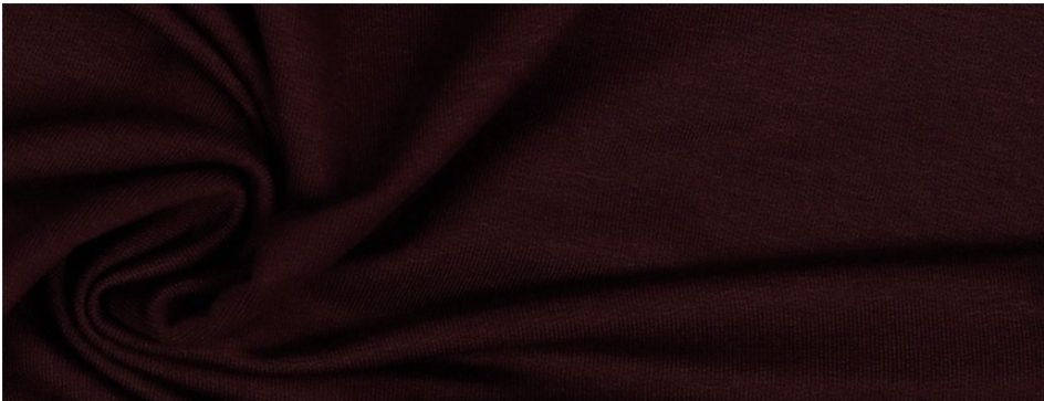Modal French Terry Bordeaux