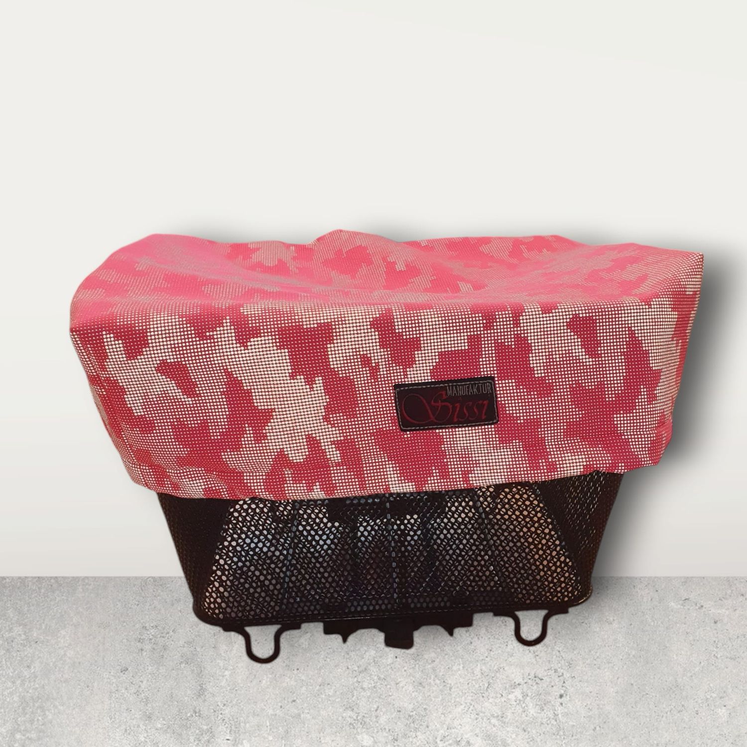 Velokorb-Abdeckung neon pink reflektierend Velokorb-Abdeckung neon pink reflektierend