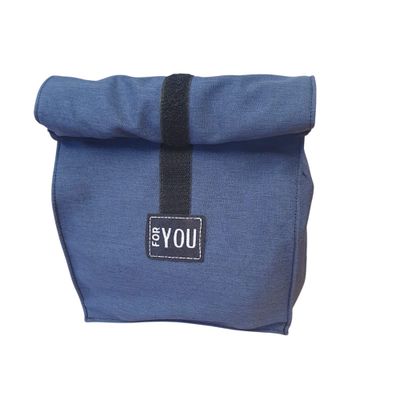 Lunch-Tasche gross blau