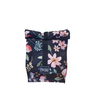 Lunch-Tasche gross Blume