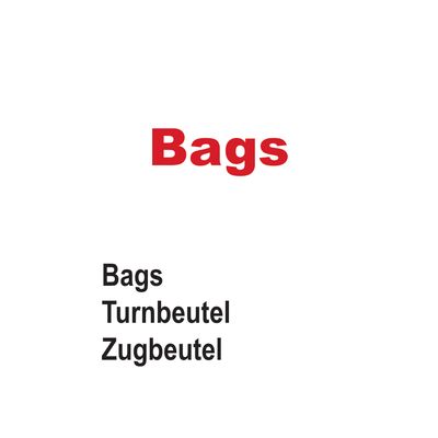 Bags / Turnbeutel / Zugbeutel