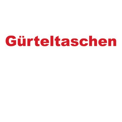 Gürteltaschen