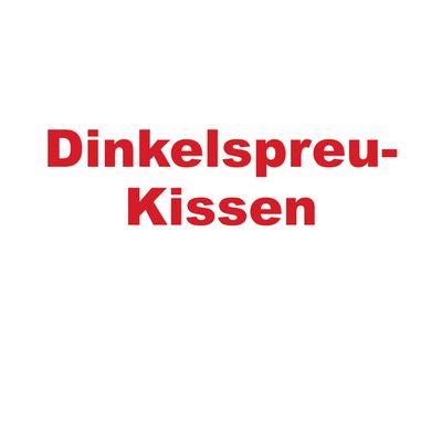 Dinkelspreu Kissen