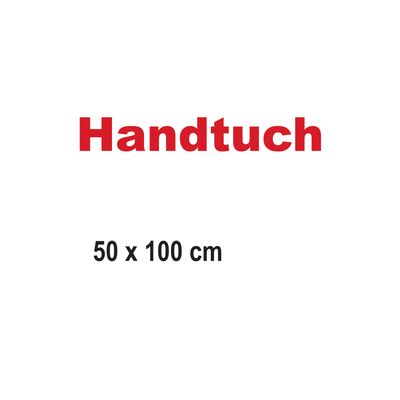 Handtuch 50 x 100 cm