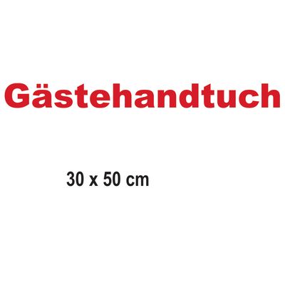 Gästehandtuch 30 x 50 cm