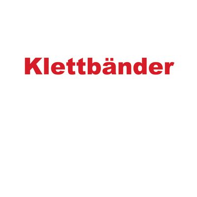 Klettbänder