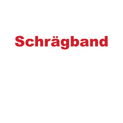 Schrägband