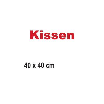 Kissen 40 x40 cm