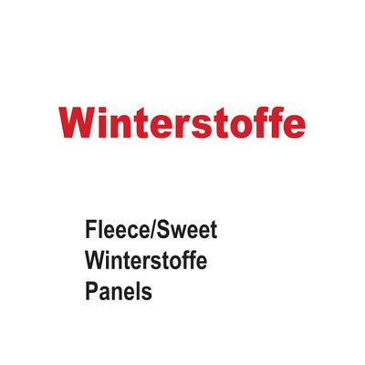 Fleece-/Sweet Stoffe, Winterstoffe