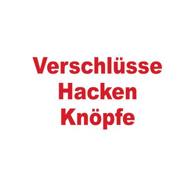 Verschlüsse Hacken Knöpfe