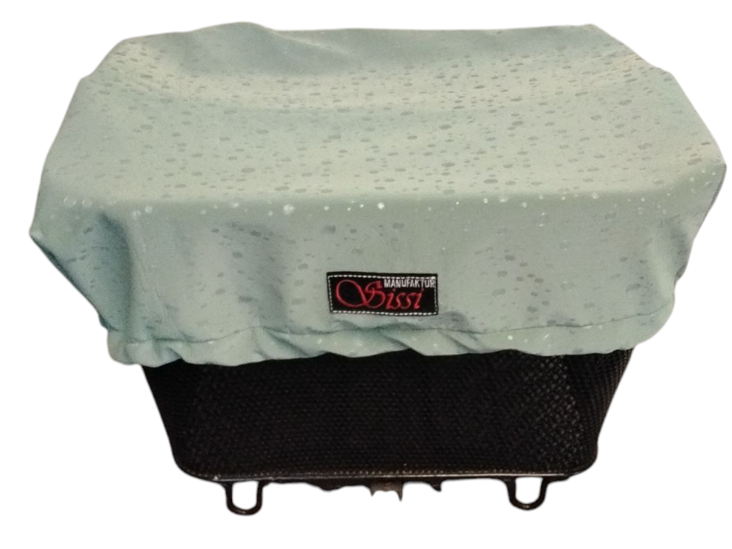 Velokorb-Abdeckung Wassertropfen mint Velokorb-Abdeckung Wassertropfen mint