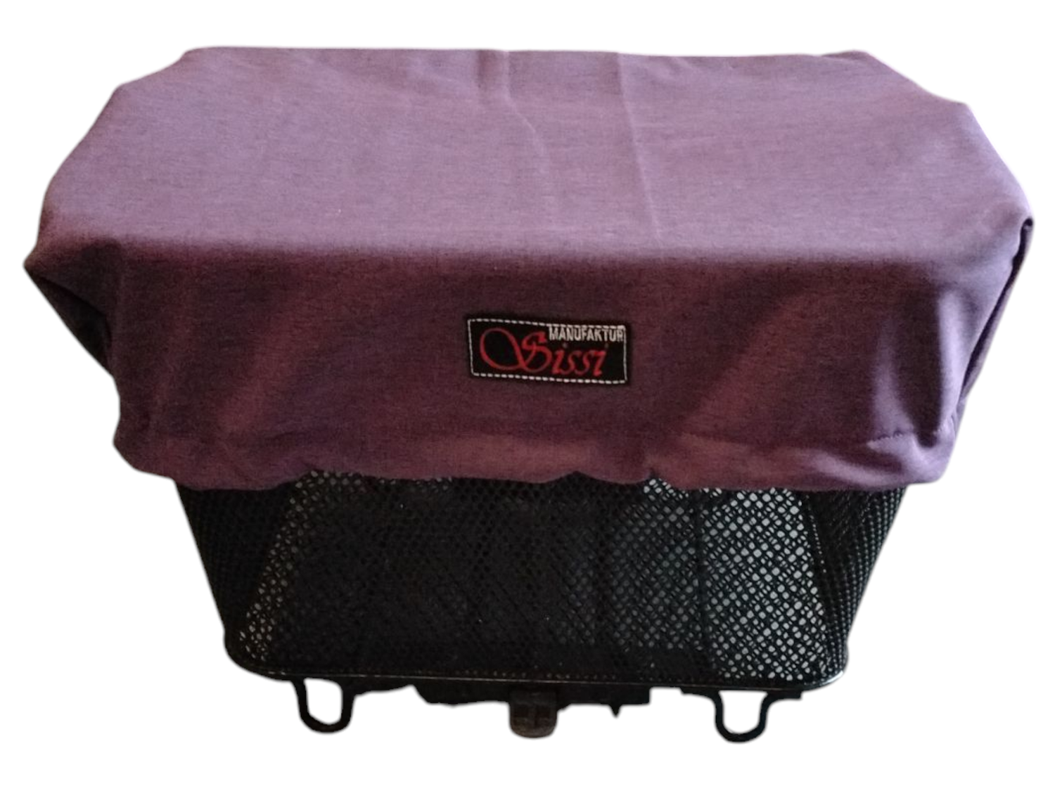 Velokorb-Abdeckung violett meliert