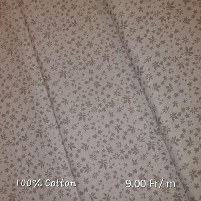 Baumwolle Blätter weiss