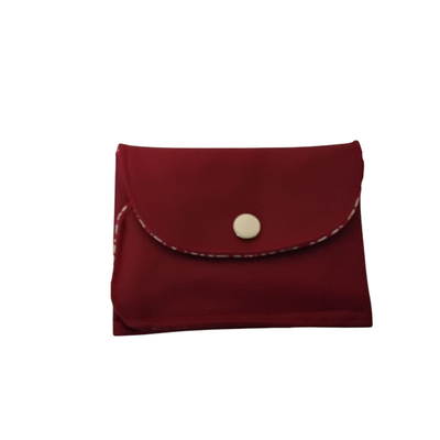 Leder- Portemonnaie gefüttert Unikat