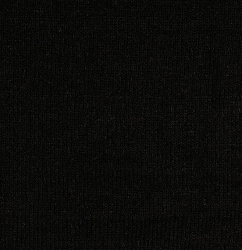 Strick Stoff Jersey schwarz