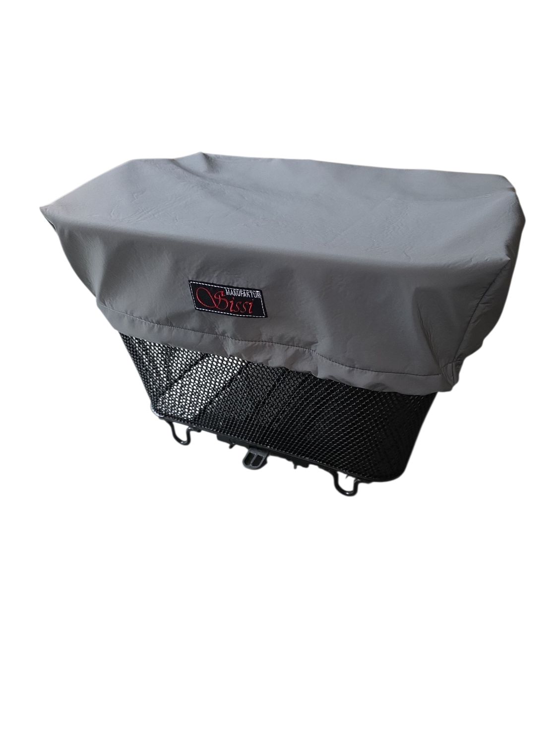 Velokorb-Abdeckung grau reflektierend