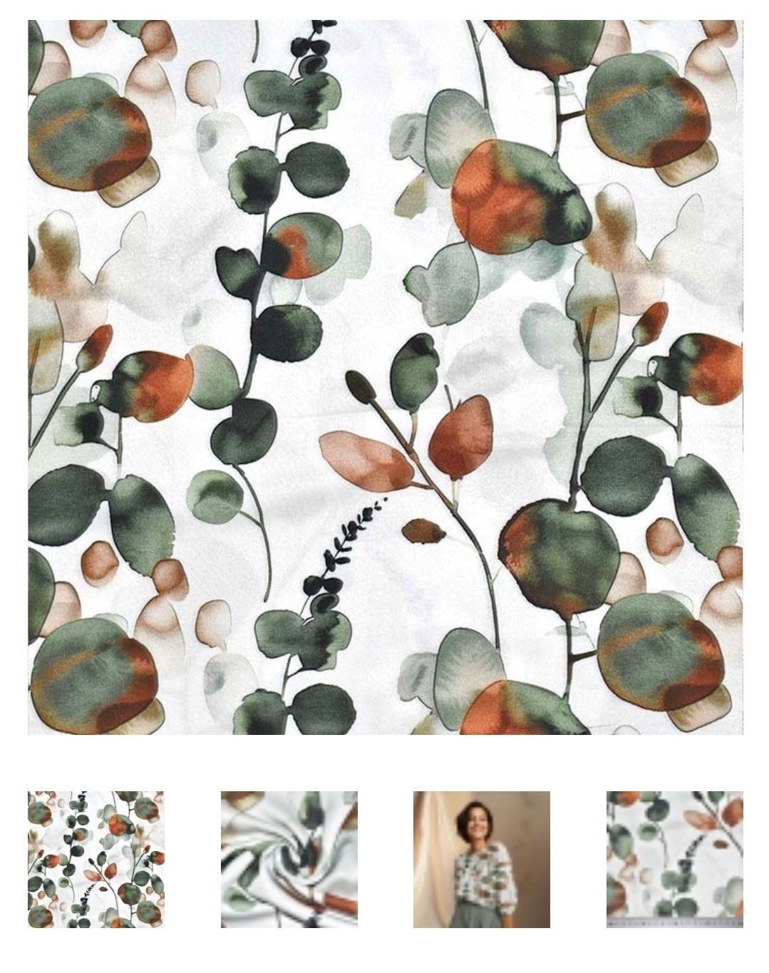 Gewebe Viskose Natur