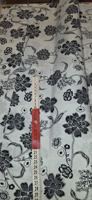 Baumwolle schwarz weiss