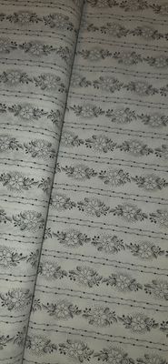 Baumwolle weiss gemustert