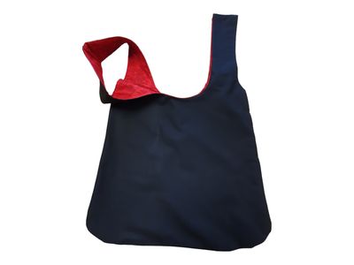 Beuteltasche gross beidseitig tragbar rot