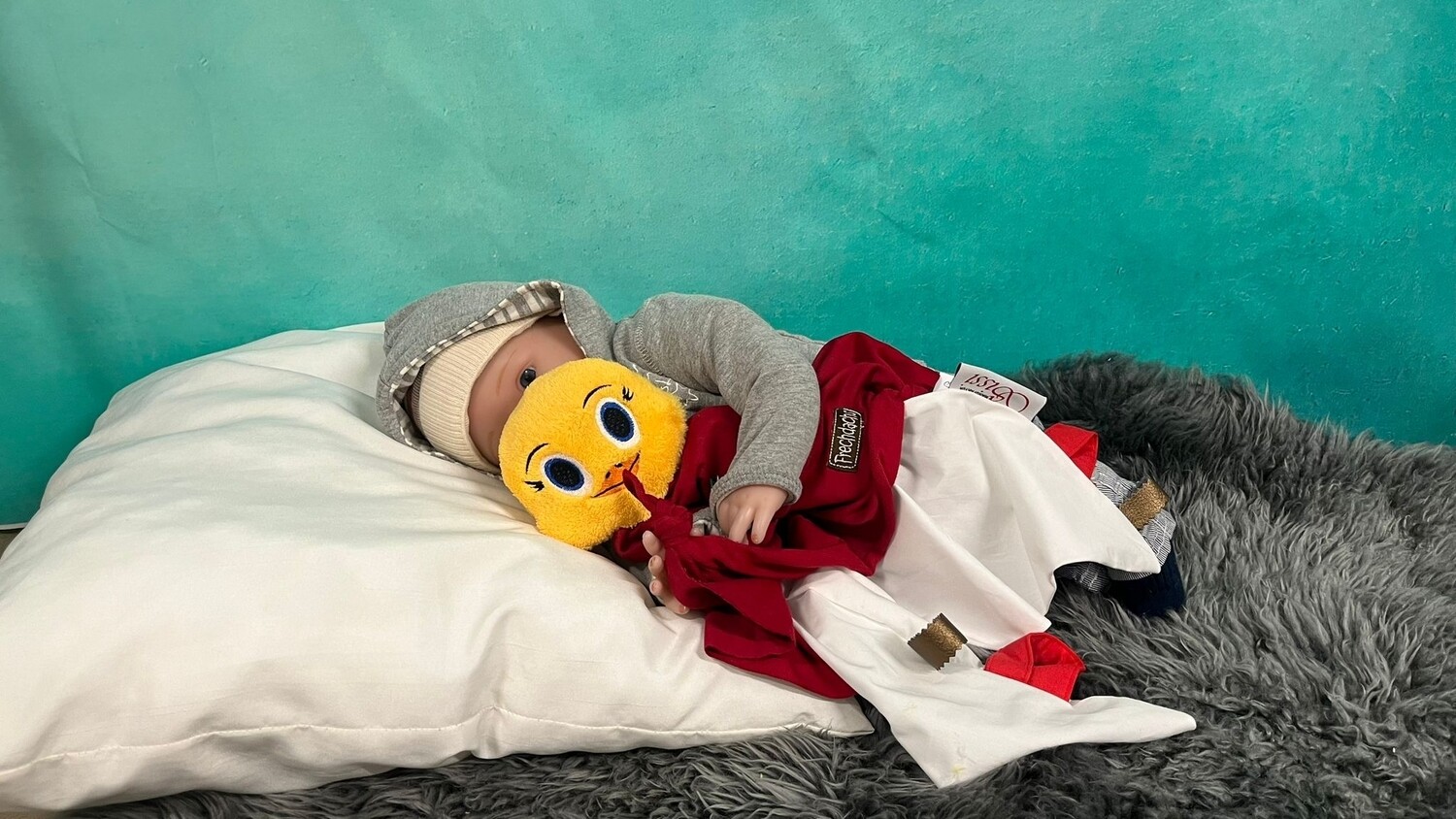 Kuscheltuch Kücken