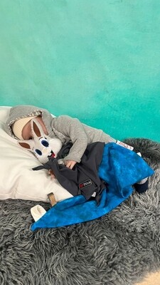 Kuscheltuch Hase
